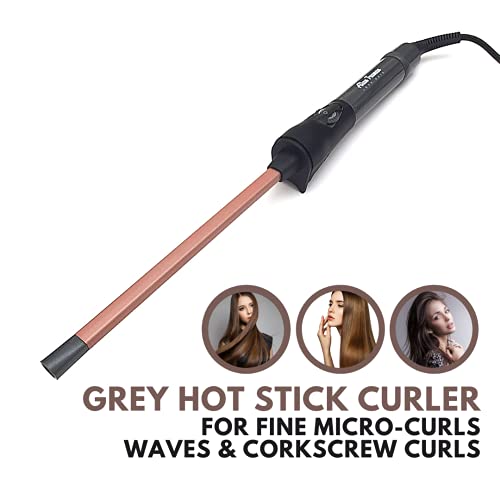 Image of Alan Truman Hot Stick - Variable Temperature Extra Long Micro Curler (Grey)