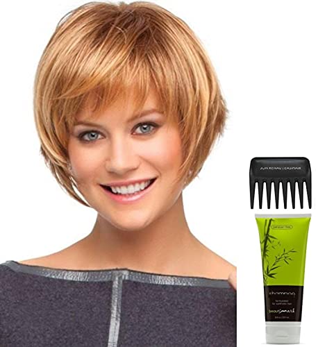 Bundle - 4 items: Innuendo Wig by Gabor, Christy's Wigs Q & A Booklet, BeautiMark Synthetic Shampoo & Wide Tooth Comb - Color: G11+