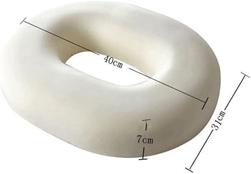 Miniatura 3 de Almohada de dona para hemorroides cojín de asiento de coxis de malla negro para mujeres