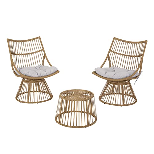 Christopher Knight Home Caryl Chat Set, Light Brown + Beige by Christopher Knight Home - Used condition - US$238.04