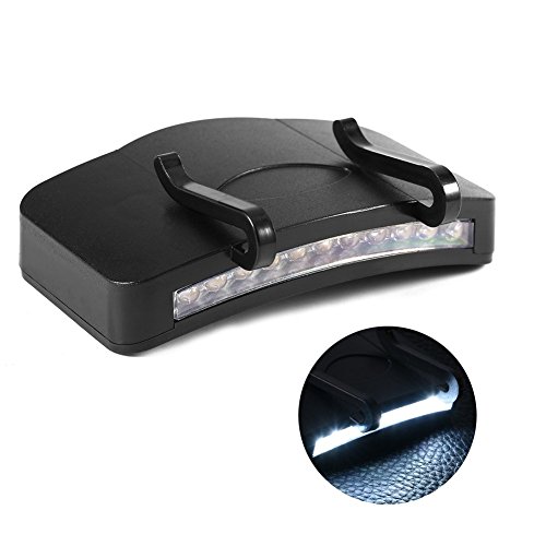 Yosoo lampe clip chapeau mini lampe torche 11 LED pêche camping randonnée