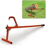 jxgzyy Fällheber 128cm Holzheber Stahl Stammheber mit Wendehaken Fällhilfe für Baumstämme bis Ø 30cm Stammwender Handgriff max 600kg für Fällhilfe zum Rollen, Schneiden & Anheben von Holzstämmen
