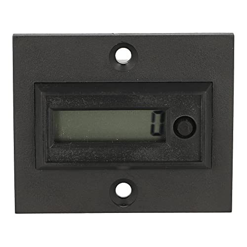 7110DIN | 7110 | TRUMETER 8 Digit LCD SELF Powered Counter, Optional 5V Backlight, Contact Closure, 24CM Flying Leads