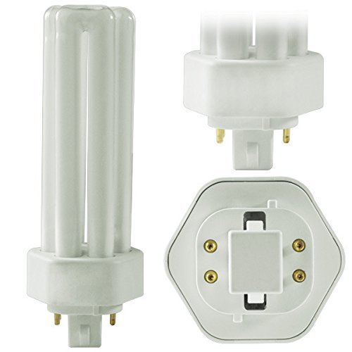 (6 Pack) Plt-26W 841, 4 Pin Gx24Q-3, 26 Watt Triple Tube, Compact Fluorescent Light Bulb #TOP3