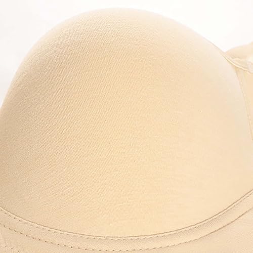 Soutien-gorge boutonné sur le devant beige 34D avec dos nu réglable