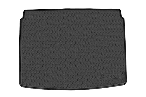 Matericuo Cargo Mat Custom Fit for Jeep Renegade 2015-2024 All Black Rubber Trunk Mat Cargo Liners All Weather Protector