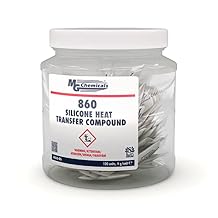 MG Chemicals - 860-4G Silicone Heat Transfer Compound, 4g Packs 100 per tub