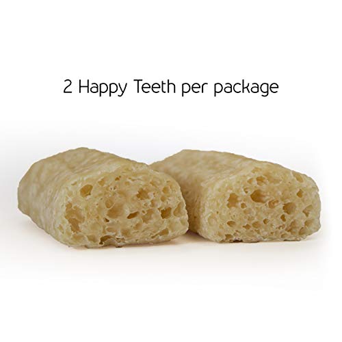 Himalayan Dog Chew Happy Teeth Yak Cheese Dog Chews Dental Chews, 100% Natural, Long Lasting, Gluten Free, Healthy & Safe Dog Treats For Oral Health, Lactose & Grain Free, Protein Rich, 2 Chews #TOP3