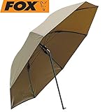[page_title]-Fox Khaki Brolly 45' Angelschirm, Schirm zum Karpfenangeln & Friedfischangeln, Sonnenschirm & Regenschutz für Angler, Anglerschirm