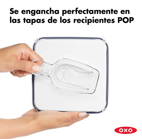 Miniatura 4 de Oxo Good Grips Inoxo.11235200ml Pop Pala De Media Taza - Accesorio Compatible Con Los Contenedores Pop De Oxo De 2.1 L Y Más, Transparente