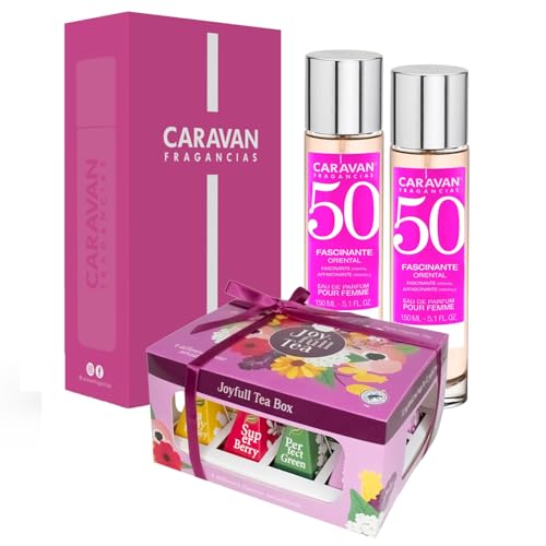 CARAVAN Set de 2 Fragancias de Mujer Nº50 + Caja Regalo Caravan...