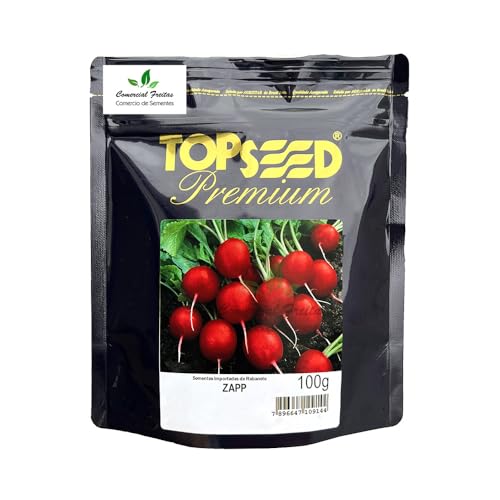 Sementes De Rabanete Zapp 100 Gramas Topseed Com Nota Fiscal