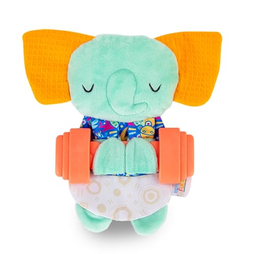 Image of BEBE FUERTE Move & Groove Crinklie Elephant by Robin Arzon - Baby Crinkle Toys - Sensory Toys for Fine Motor Skills - Baby and Toddler Gifts for Ages 0 Months and Up