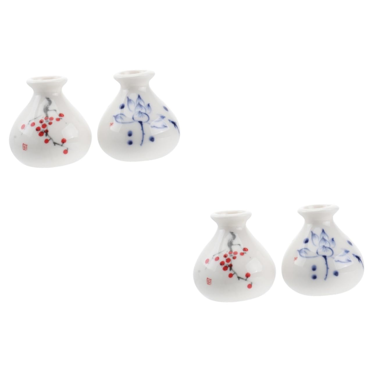 4 Pcs vase Terrarium Glass containers Plant Decor Mini hydroponics air Planter Artistic Flowerpot Flower Hydroponics Container Arrangement Home Decorative Supply/27