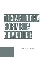 Texas DTPA Forms and Practice Guide 0938065874 Book Cover