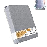 Urby XL Seat Cushion for Heavy People, Extra Large Butt Cushion for Long Sitting, Ideal as Lab Pillow & Bariatric Seat Pillow 250lbs for Office Chairs, Wheelchairs or Car Seats