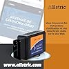 Record : Ils paient 2100 euros pour un trajet de 1340 kilomètres en Uber Allstric® Valise Diagnostic Auto Multimarque Bluetooth Voiture. Lecteur OBD2 ELM327 Français. Diagnostic Voiture Essuie Codes Moteur Compatible iOS, Android & Windows. Valise OBD véhicules depuis 1996 #4