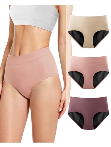 Incontinence Underwear for Women Washable Protective Briefs 3 Pack