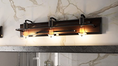 Varaluz Lofty 3-Light Bath/Vanity Fixture - Steel Finish #TOP3