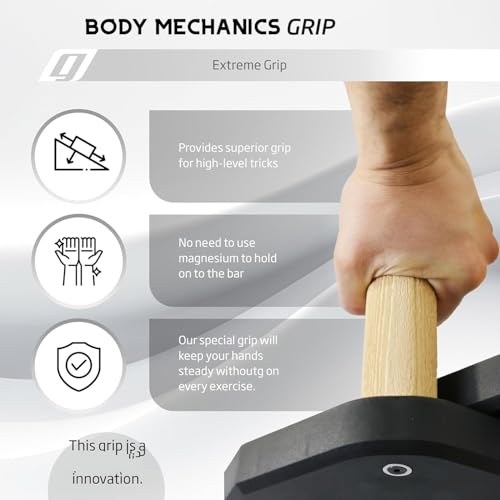 Image of CALISTHENICS PARALLETTES - BODYMECHANICS (BLACK - 8 INC)