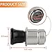 Car Cigarette Lighter, Pop-Out Metal Plastic Construction Cigarette Lighter,12V Auto Cigarette Lighter Plug Replacement Fits for Most Vehicles Socket(2 Pack)