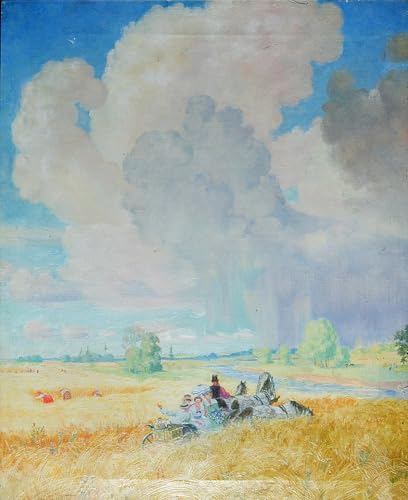 Peinture Pour Décoration Salon haut de gamme inspirée de Boris Mikhailovich Kustodiev