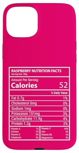 Raspberry Nutrition Facts�I�^�N�t���[�c���x���O���t�B�b�N�B �X�}�z�P�[�X iPhone 15 Plus �p