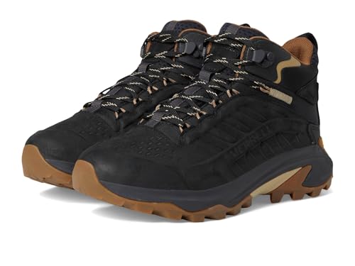 Image of Merrell mens Moab Speed 2 Leather Mid Waterproof | Hiking Boots