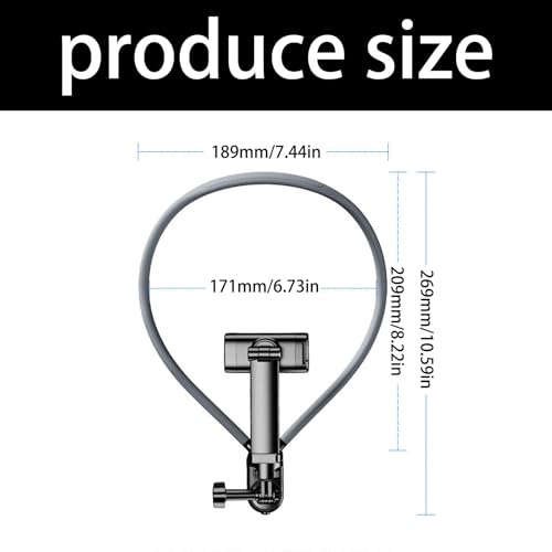 Support de caméra de téléphone ergonomique permanent avec fixation rotative modulable