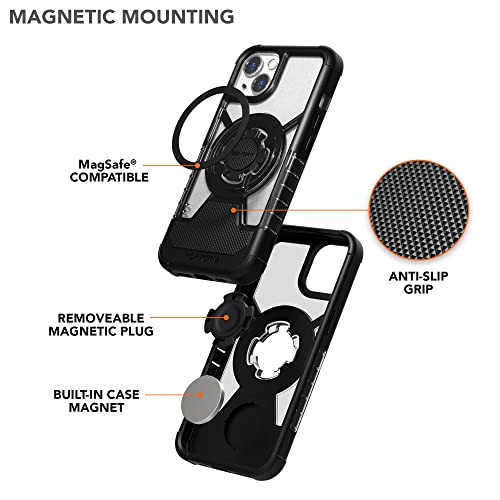 Rokform - iPhone 13 Case, Crystal Series, Dual Magnet Plus MagSafe Compatible, Slim Magnetic Clear Apple Case, iPhone Cover with RokLock Twist Lock, Drop Tested Armor (Clear) - Image 6