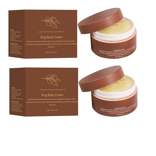 Narvokey Body Butter for Men, Warm Sensual Cologne Scent, Natural Moisturizing Formula, Moisturizing with Fragrance Gift for Father Husband Boyfriend-4 Oz (2)