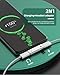 USB C Splitter Adapter Headphone for Iphone 17 16 15 Pro Max Fast Charger Type C Cable Jack Audio (2in1) Galaxy Converter DAC Wired Male Data Transfer Earphones Multi Dongle Android for Apple for iPad