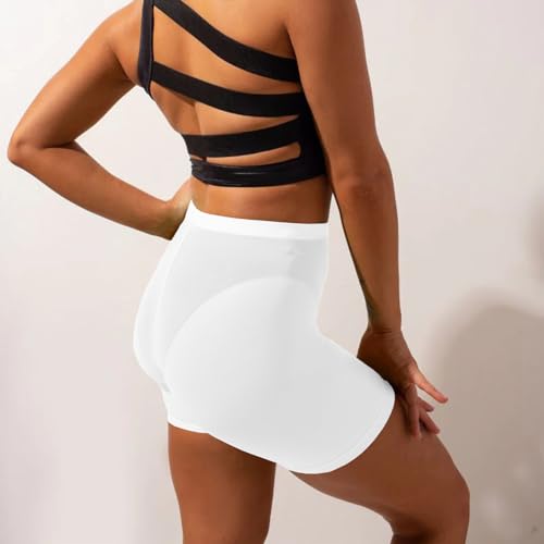 NetSetUK Women's Swim Shorts Mesh Sexy See-Through Swimming Board Beach Shorts High Waist Ladies Bikini Bottoms Swim Briefs White - Image 5