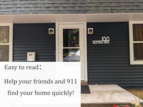 Customizable Modern House Number Plaque with Floating Screw Kit – Elegant Metal Address Sign for Home Décor – Durable, Weather-Resistant Design with Various Color Options - Image 5