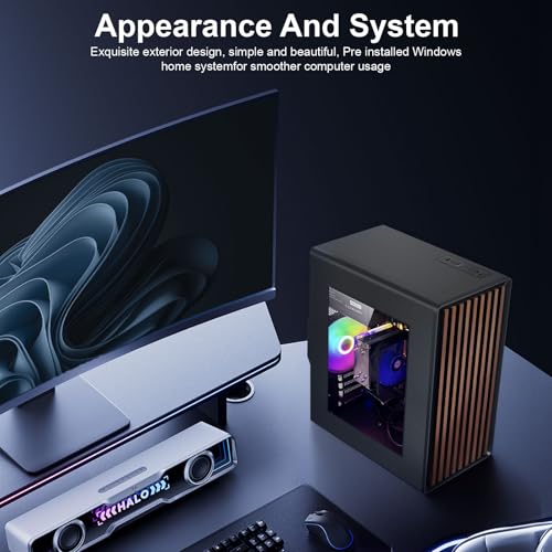 Image of GPVHOSO Desktop Computer PC, Intel I5 up to 3.6GHz, 16GB DDR3, 512GB SSD,