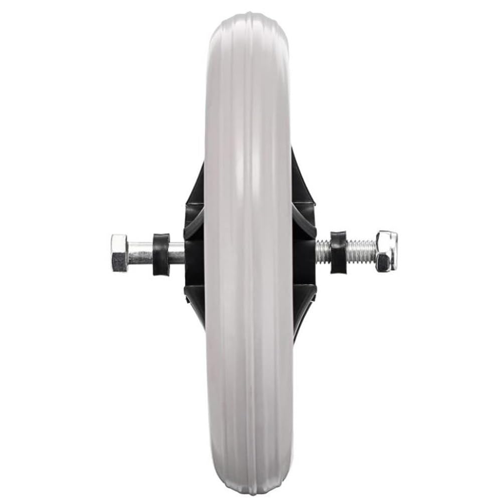 Graue Rollstuhl-Vorderräder, Rollstuhl-Ersatz-Vorderräder, für den Ersatz manueller Rollstuhl-Räder (Größe: 200 mm/8 Zoll)