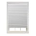 Turquoize Light Filtering Temporary Pleat Paper Shades, White, Quick Fix & Easy to Install, 36" x 72", 6-Packs, with 12 Clips