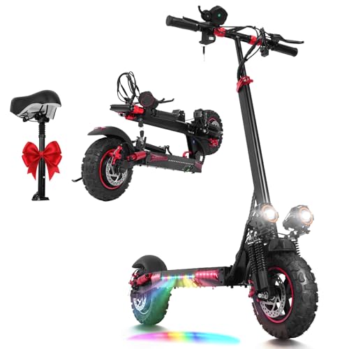 1200W Motor Electric Scooter Adults with Seat, 35 MPH Max