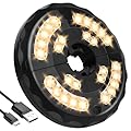 INKEER Patio Umbrella Light Rechargeable Warm White 3 Lighting Modes Cordless,Umbrella Pole Light for Patio Umbrellas Camping Tents