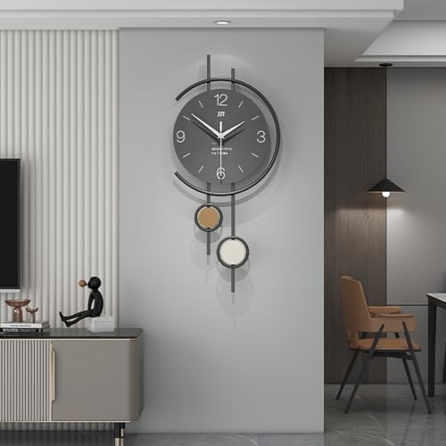 Hoernflk Wall Clocks for Living Room Decor, Modern Wall Clocks