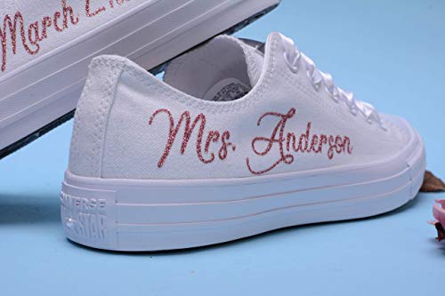 custom glitter sneakers