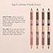 Charlotte Tilbury Lip Cheat Contour Duo - Dual-Sided Lip Liner Pencil to Sculpt & Fill for an Easy Contour Effect - Helps Prevent Lipstick Feathering - Deep