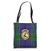 Strachan Clan Scottish Crest and Tartan Tote Bag