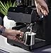Profile GE Semi Automatic Espresso Machine + Steam Frother | Italian-Made 15 Bar Pump for Balanced Extraction | 15 Adjustable Grind Size Levels | WiFi Connected for Drink Customization | Black