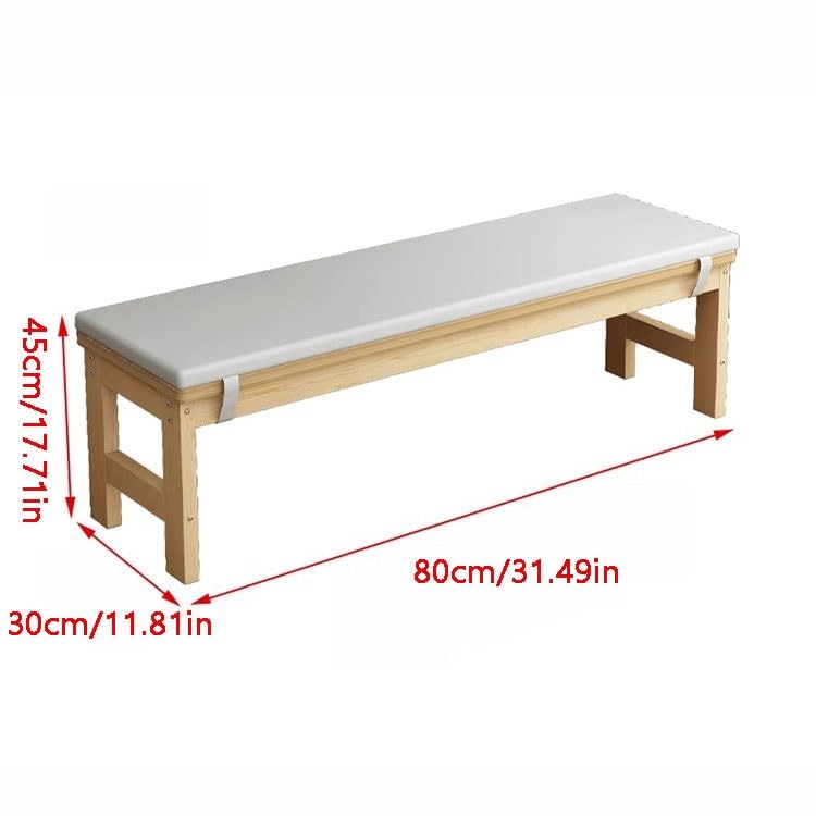 Tabouret de douche intérieure TUSUOD, banc à chaussures durable avec coussin