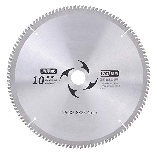 Cutting Discs Hard Alloy Circular Cutting Discs Saw Cutting Blade Circular Saw Cutting Blade with Gasket for Wood Processing 100T 120T Optional Teeth(120T)