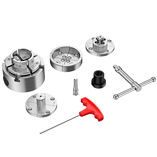 Xuntop XOPXOP005 4’’ 4-Jaw Self-Centering Lathe Chuck Set thumb #5