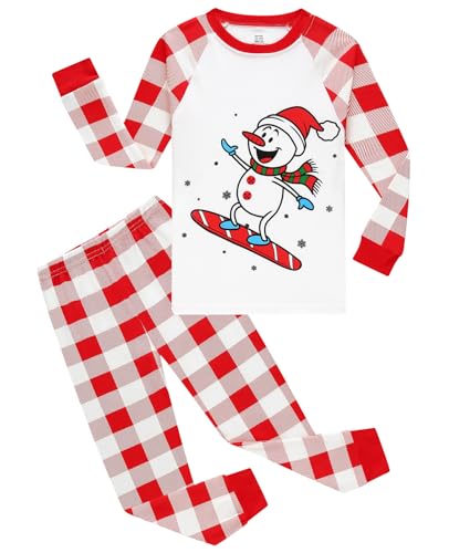 Snowman Holiday Pajamas for Kids