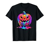 Ce design de citrouille avec de la peinture dégoulinante pour Halloween est parfait pour ceux qui organisent une fête d’Halloween et aiment le trick or treat.