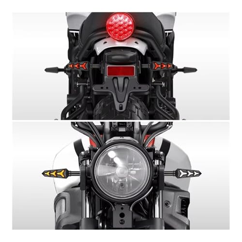 Clignotant de moto LED allume la lampe indicateur flash 10mm